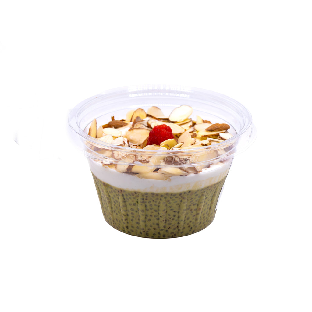 Vegan Matcha Chia Parfait